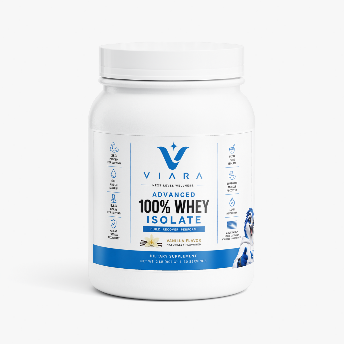 Advanced 100% Whey Protein Isolate (Vanilla)